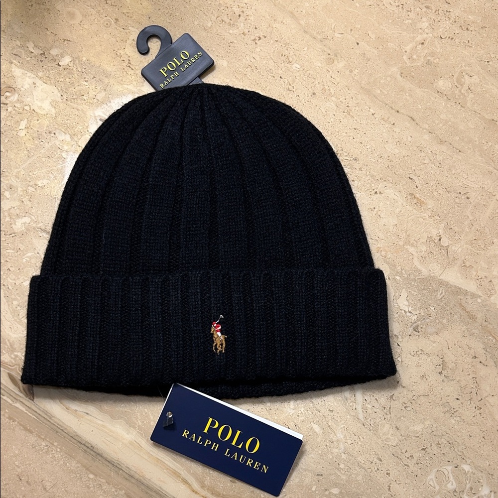 Polo by Ralph Lauren Dark Knit Beanie